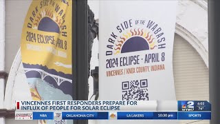 Vincennes First Responders Prepare for Influx of People for Solar Eclipse [upl. by Lily]