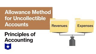 Allowance Method for Uncollectible Accounts  Principles of Accounting [upl. by Lorelei]