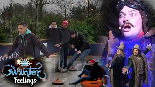 TOVERLAND WINTER FEELINGS VLOG  BANDENBAAN GAAT FOUT MET WILCO  CURLING OP GLAD IJS [upl. by Lemmor550]