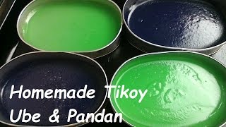 Homemade TIKOY  Ube amp Pandan Chinese New Year Cake [upl. by Leeban723]