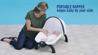 Graco Pack n Play FoldLite Playard  Lightweight Travel Pack n Play with Easy Compact Fold Remi [upl. by Aneekat]