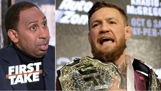 Conor McGregors retirement from the UFC proves hes not a champion  Stephen A  First Take [upl. by Urial]