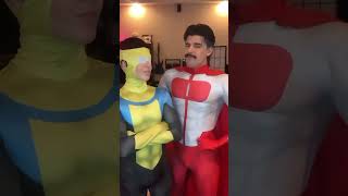 Could you pay me in advance invincible and Omniman cosplay [upl. by Eras]