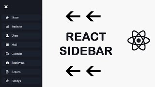 Criando Sidebar com ReactJS Styled Components React Icons [upl. by Milde]