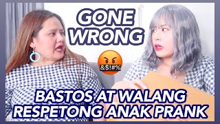 quotBASTOS AT WALANG RESPETONG ANAKquot PRANK KAY MOMMY MYRA GONE WRONG  Eunice Santiago [upl. by Murdock]