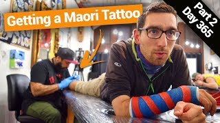 🖤 Getting a Maori Tattoo in New Zealand – New Zealands Biggest Gap Year [upl. by Gratia730]