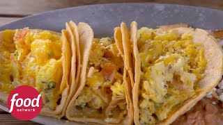 Uns deliciosos tacos de migas para o café da manhã  Bom Gostoso e Barato  Food Network Brasil [upl. by Netsirhc485]