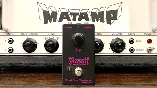 Frost Giant Electronics MASSIF Matamp GT120 audio clip [upl. by Selinski]