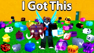 I Rolled 100 Fruits to Get Mammoth in Blox Fruits [upl. by Isia719]