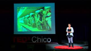 Hidden in plain sight  slavery in your Community Dr Kate Transchel at TEDxChico [upl. by Nauhs]