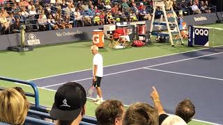 John McEnroe gets mad at baby [upl. by Alita]