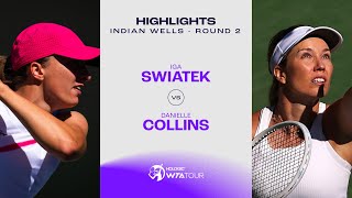 Iga Swiatek vs Danielle Collins  2024 Indian Wells Round 2  WTA Match Highlights [upl. by Calv]