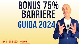 BONUS Barriere 75 Guida 2024 con SLIDE [upl. by Doyle]