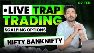 07 February Live Trading  Live Intraday Trading Today  Bank Nifty option trading live Nifty 50 [upl. by Asyar879]