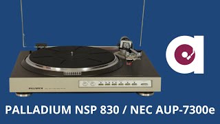 PALLADIUM NSP 830  NEC AUP7300e [upl. by Tristan]