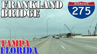 Howard Frankland Bridge  Tampa to St Petersburg  Florida  4K Infrastructure Drive [upl. by Chick]