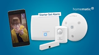 Homematic IP – Starter Set Alarm 🚨 – Wir geben Deutschland das SmartHomeGefühl 📱🏡👀 [upl. by Ecnal]