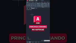 Principais Comandos no AutoCAD shorts autocad [upl. by Eizzik]