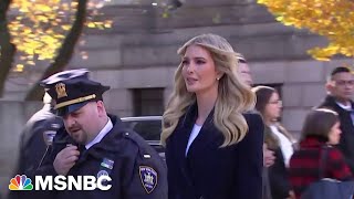 Ivanka Trump gives measured testimony in New York civil fraud trial [upl. by Kenwrick773]