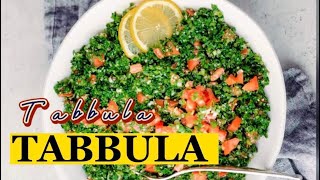 TABBULA  ARABIC FOOD How to make Tabulamarietv2845 [upl. by Dadivitan]