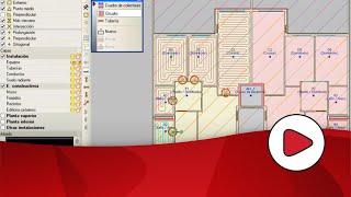 Instalaciones del edificio Climatización Suelo radiante y refrescante [upl. by Orfurd663]