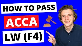 ⭐️ HOW TO PASS ACCA LW F4 ⭐️  ACCA Corporate amp Business Law Exam Tips  How to pass ACCA F4 [upl. by Notsae]