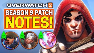 Overwatch 2  Season 9 Patch Notes  All Hero Changes Pharah Rework [upl. by Ettore]