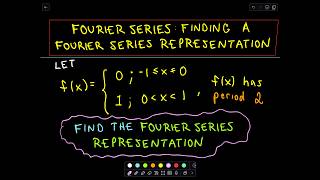 Compute Fourier Series Representation of a Function [upl. by Blossom]