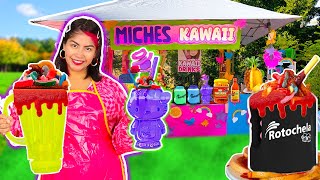 💕MICHELADAS KAWAII 🐱 KITTY CHELAS LICUACHELAS ROTOCHELAS Y MÁS  CONNY CHANGARROS [upl. by Lapointe]