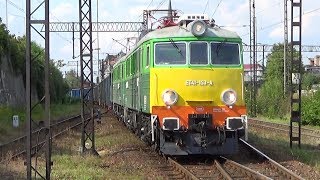 Stacja PKP Mysłowice  żółte czoło ET41153 Rumun CTLu zając  ryzykant i inne  17082018 [upl. by Dehlia132]