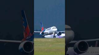 AirbusA320 Aircalin Aeroplane Takeoff [upl. by Nalon]