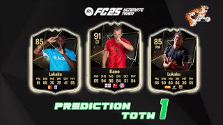 EA FC 25 Predictions Team of the Week 1 TOTW [upl. by Arracahs]