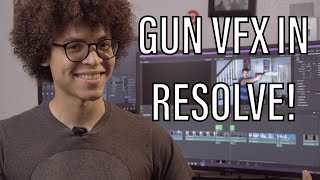 How to do MUZZLE FLASHES in DAVINCI RESOLVE [upl. by Stronski]