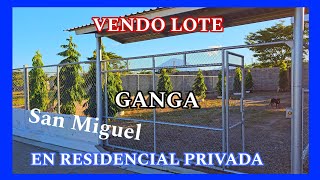 Lotes en VENTA RES RIVERSIDE GARDENS San Miguel El Salvador [upl. by Yran]