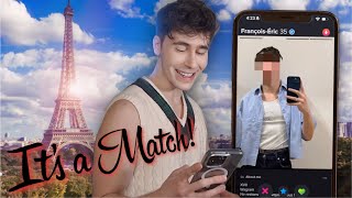 Gay American tries tinder in PARIS [upl. by Reiner760]