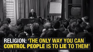 L Ron Hubbard Religion is a lie that tries to control you [upl. by Weston]