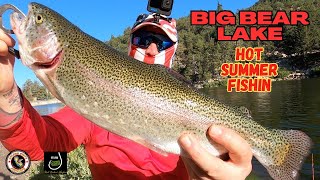 Trout Fishing In The Heat Of Summer at Big Bear Lake Summer Time Fishing Tips And Tricks [upl. by Vilma]