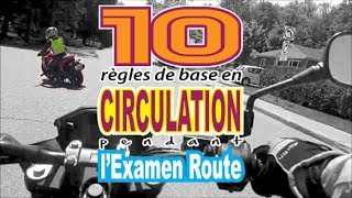 10 Règles de Base en Circulation Examen Route [upl. by Attelahs496]