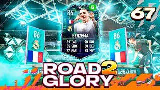 I COMPLETED FLASHBACK BENZEMA ROAD TO GLORY 67  FIFA 22 ULTIMATE TEAM [upl. by Iem927]