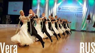 Vera RUS  2015 European STD Formation  DanceSport Total [upl. by Burkhard]