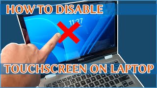 HOW TO DISABLE TOUCH SCREEN ON LAPTOP [upl. by Ardnaeel]