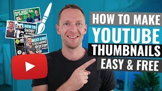 How to Make a Thumbnail for YouTube Videos  Easy amp Free [upl. by Yreved]