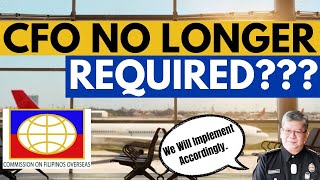 🔴TRAVEL UPDATE CFO NEW RULE LESSENING REQUIREMENTS FOR FILIPINOS WITH FOREIGN PARTNERS [upl. by Maclean]