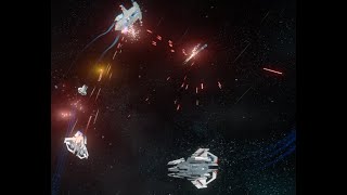 Star Citizen Fleet Battle in Zero G [upl. by Eniala355]