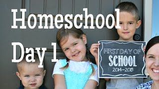 First day of Homeschool [upl. by Rebmeced]