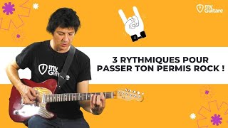 3 rythmiques Rock indispensables sur guitare électrique [upl. by Barbe]