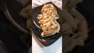 Tagliatelle Pasta with Porcini Mushrooms Recipe  Italian Porcini Pasta Recipe shorts short [upl. by Sihtnyc]