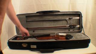 Stentor Conservatoire Violin Outfit unboxing [upl. by Eserrehs]