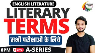 Literary Terms  English Literature  Literature Lovers  AKSRajveer [upl. by Nevaed264]