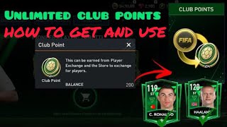 How To Use Club Points In Ea Sports Fc 24 How to get club points in ea fc 24 fifa mobile 24 [upl. by Ahsinrac]